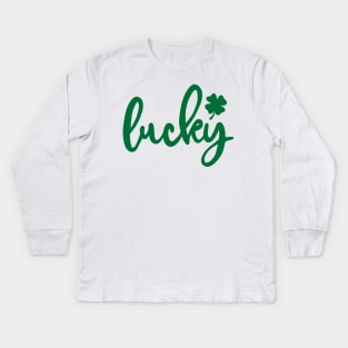 St Patricks day Kids Long Sleeve T-Shirt